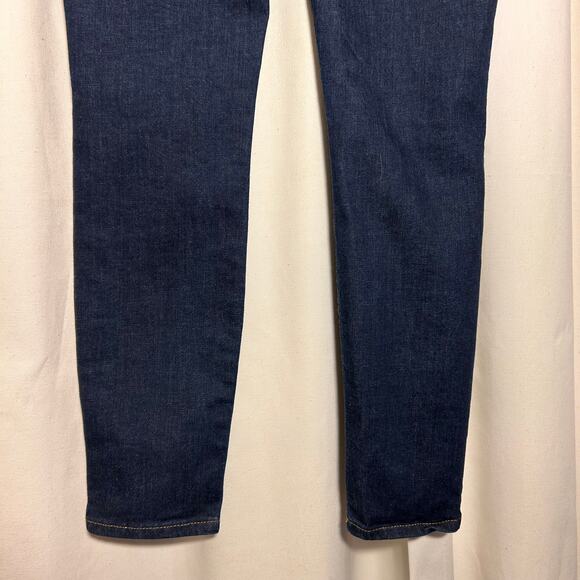 J. Crew 9" High Rise Toothpick Jeans Blue Dark Wash Denim Womens 26 - Picture 5 of 16
